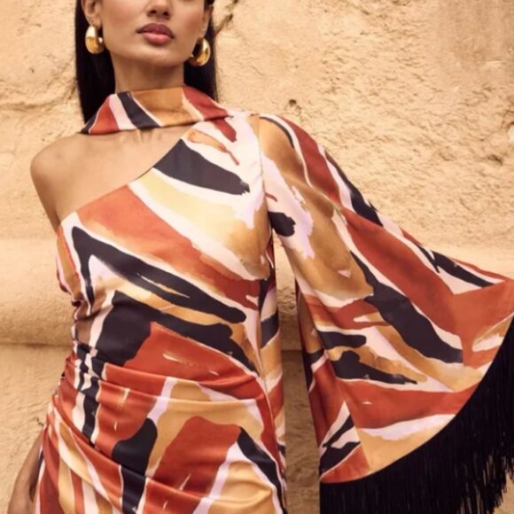 Miphai Kenya Animal Print Dress · L / 40 / 12 ·· Multicolor - Picture 3 of 5